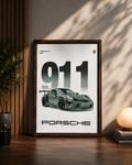 Porsche 911 framed
